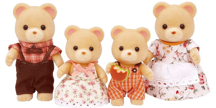 Calico Critters Cuddle Bear Family