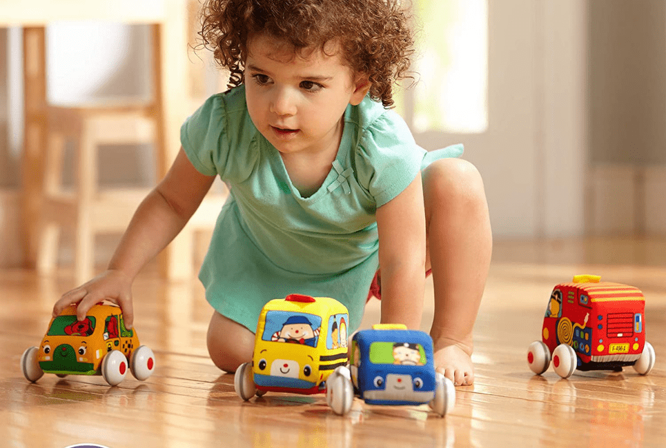 Melissa & Doug Kid's Pull-Back Vehicle Set