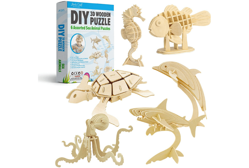 STEM Wooden Sea Creatures Puzzle