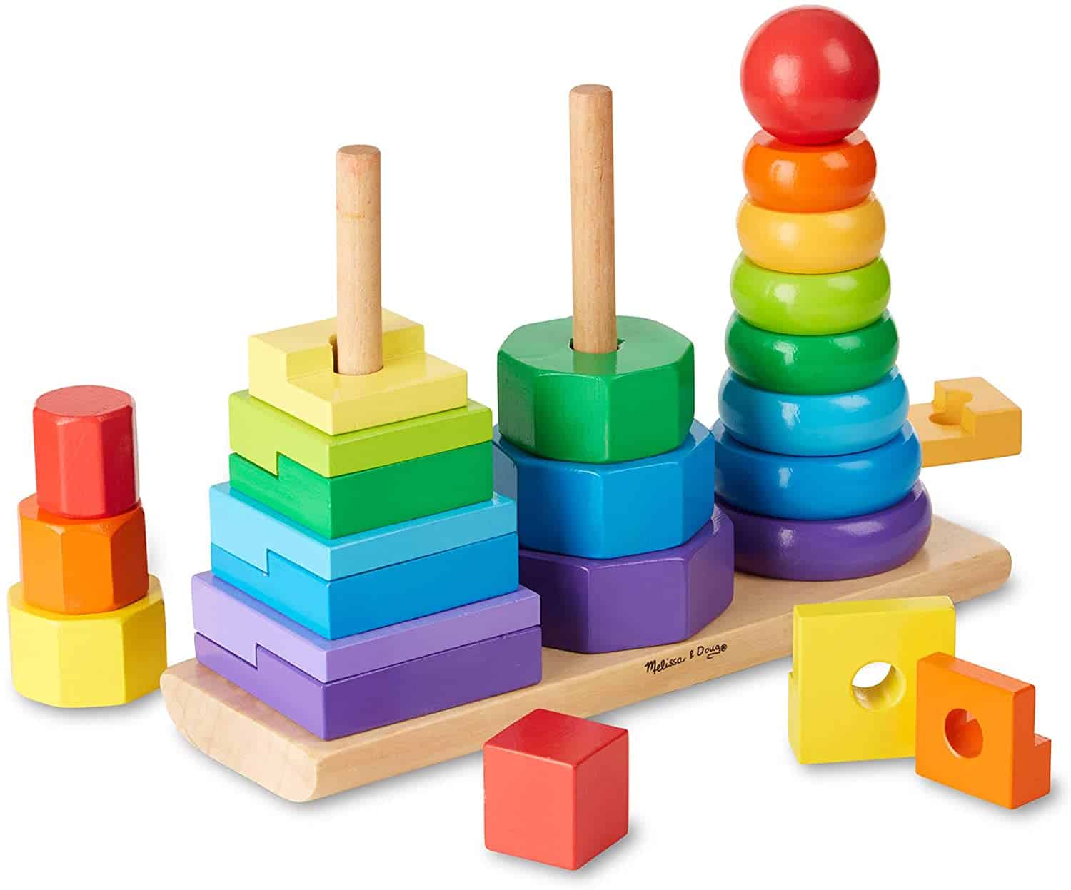 Melissa & Doug Geometric Stacker