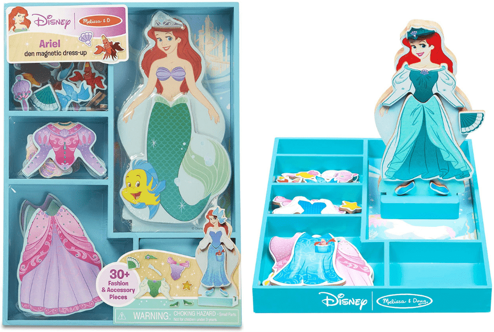 Ariel Dress-Up Wooden Doll