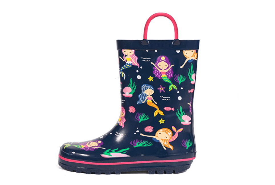 Mermaid Rubber Rain Boots