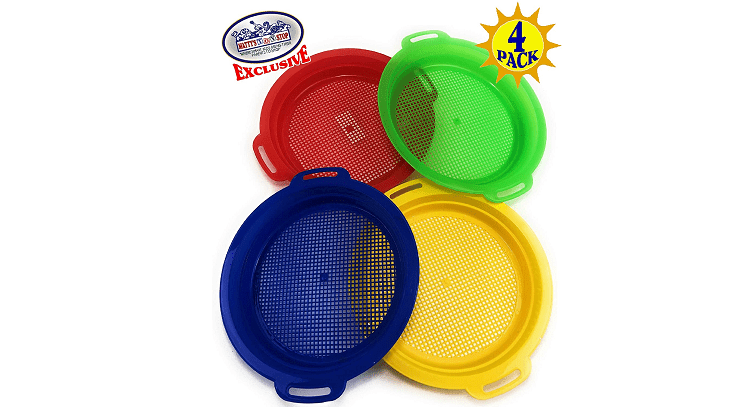 Matty's Toy Stop Sand Sifter Sieves for Sand & Beach