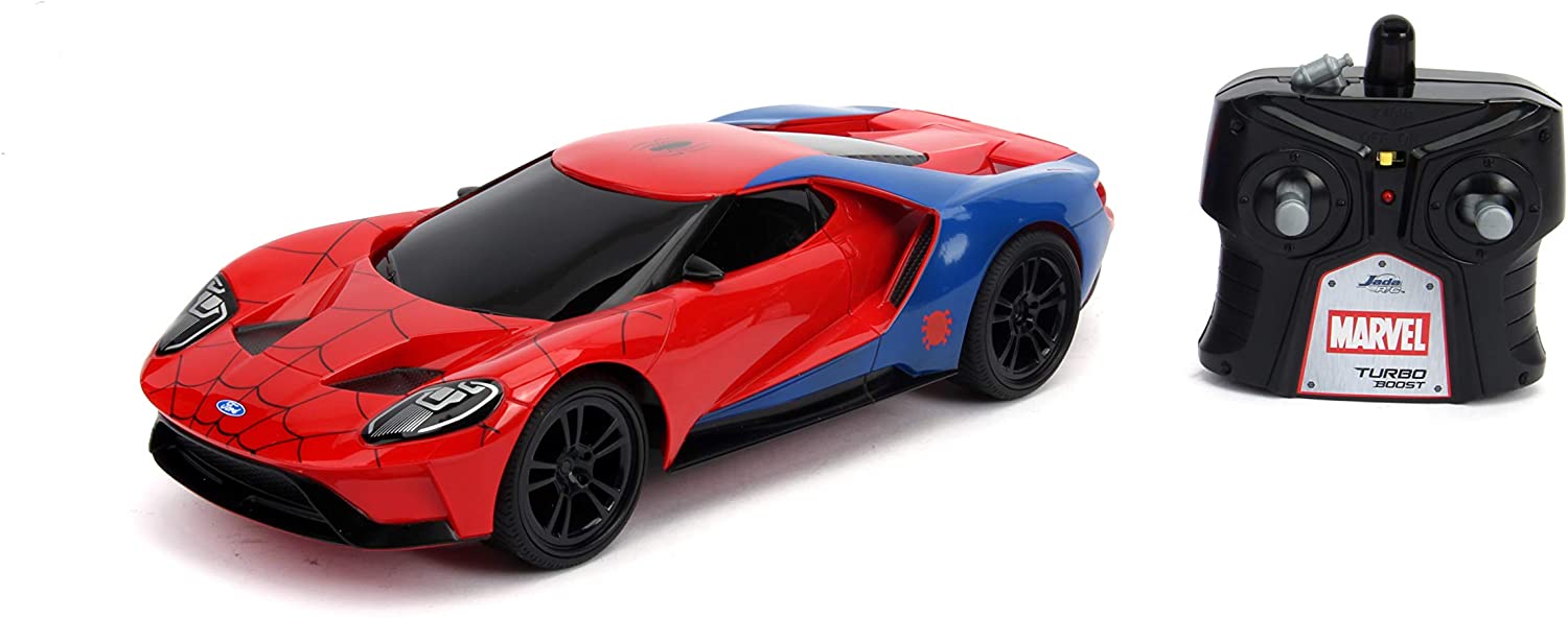 Jada Toys Hollywood Rides Spider-Man 2017 Ford GT RC Car