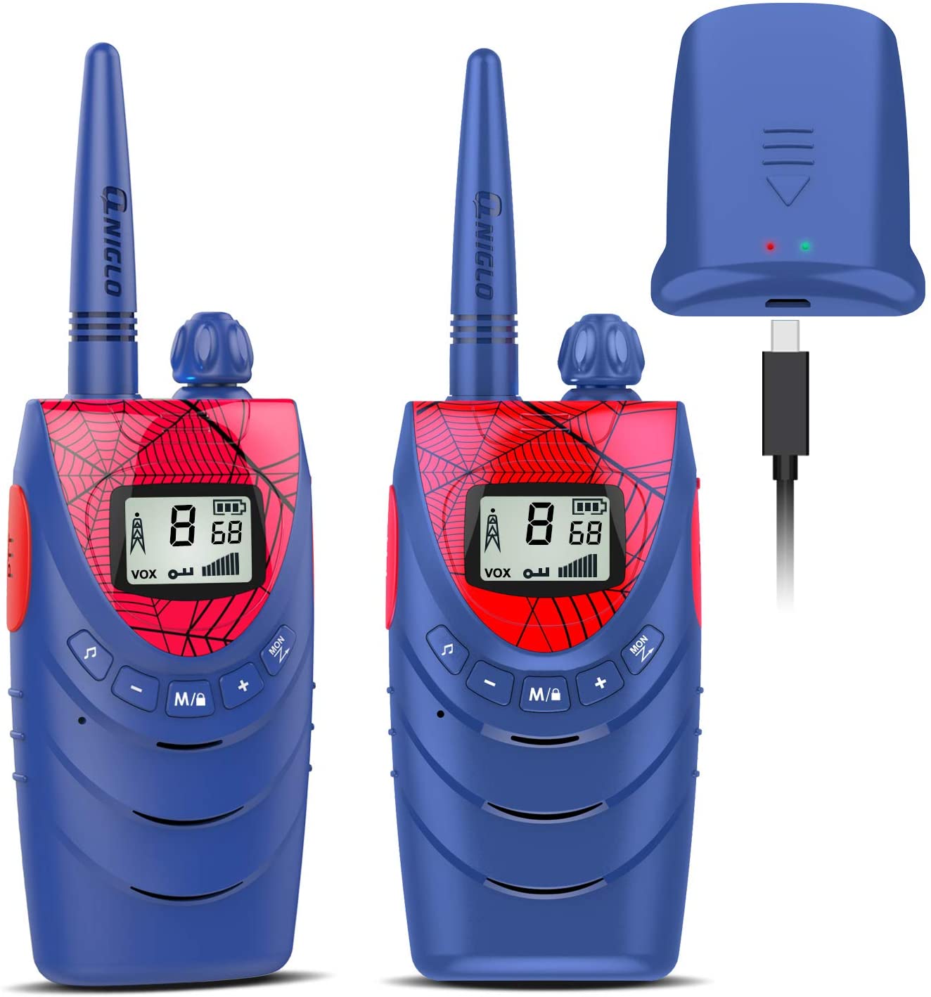 Rechargeable Spiderman Walkie Talkies