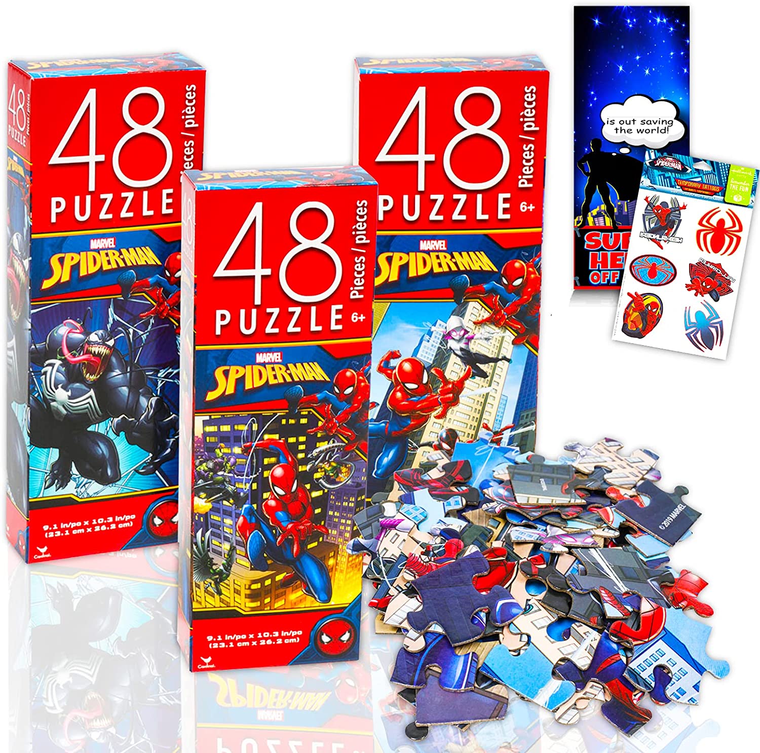 Marvel Shop Spider-Man Jigsaw Puzzle Mega Bundle