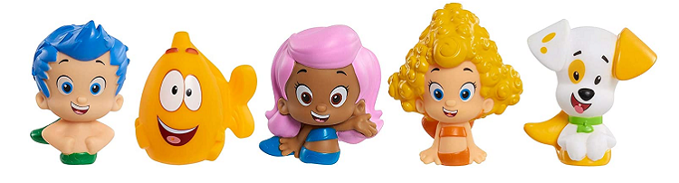 Just Play Bubble Guppies 5-Piece Bath Toy