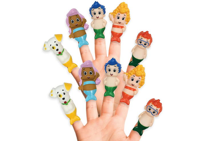 Nickelodeon Bubble Guppies Bath Finger Puppets