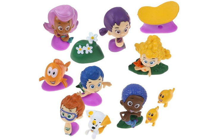 Set of 10 Figures for Inspired Bubble Guppies Deluxe Party