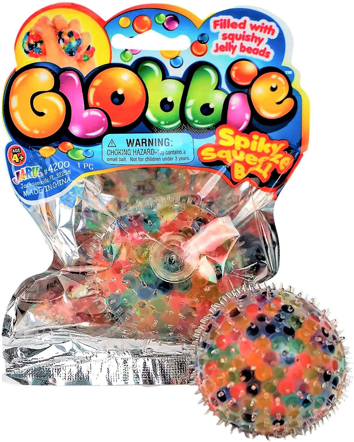 Globbie Stress Ball Jelly Beads Squishy Toy