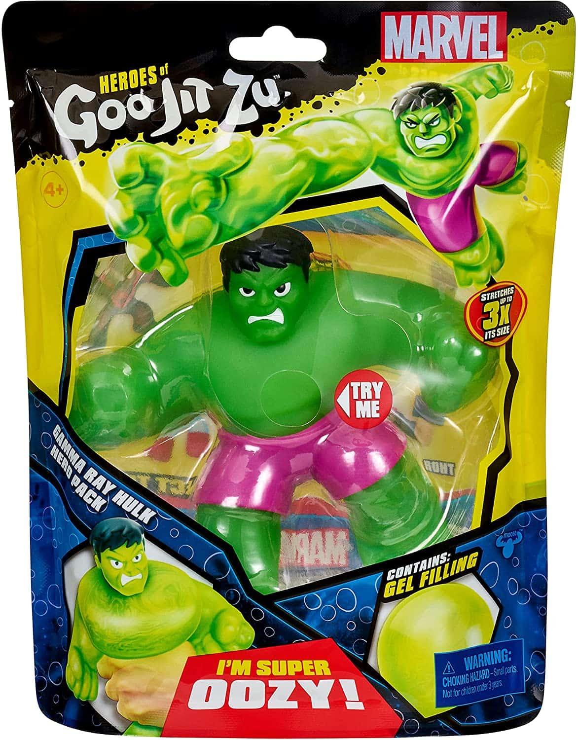 The Hulk Marvel Goo Jit Zu Squishy Figure