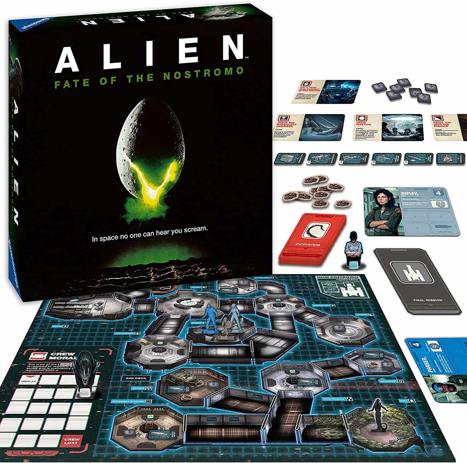 Fate of Nostromo Alien Board Game