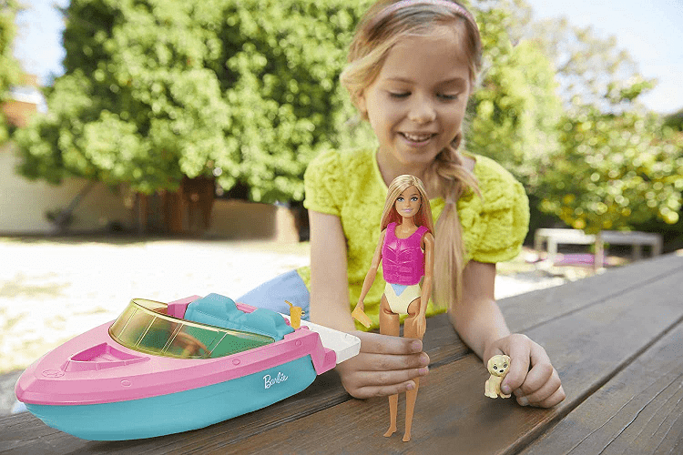 Barbie Doll and Boat Playset