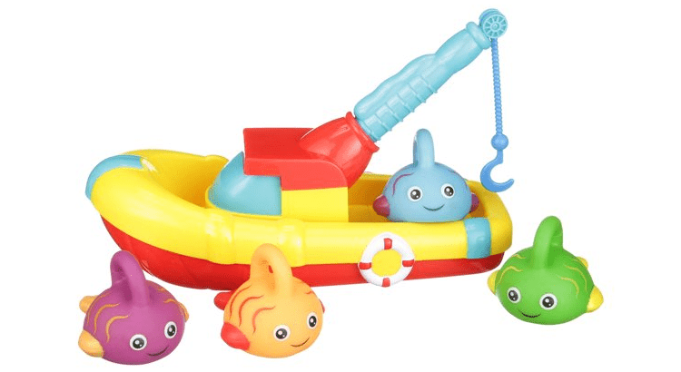 Fishing Boat and Fish Bath Toy