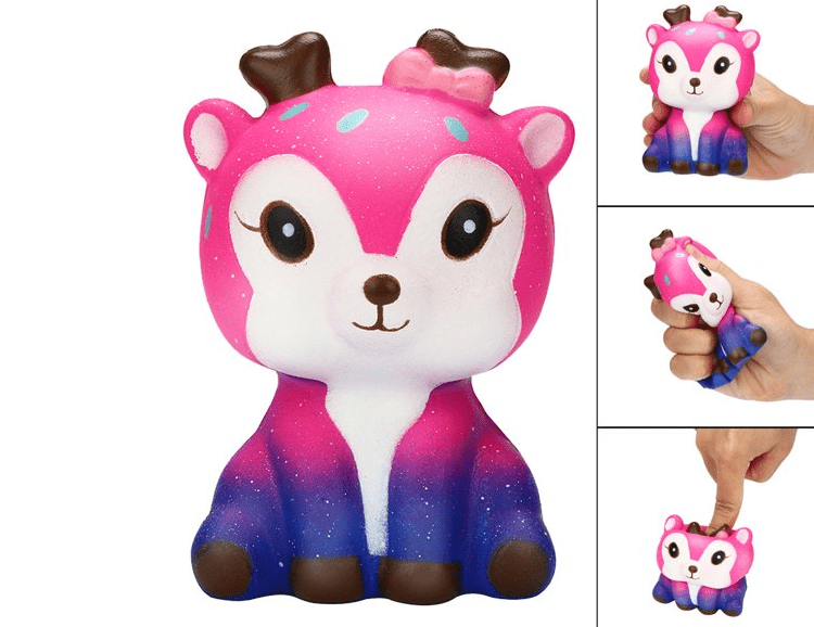 Kawaii Galaxy Deer Squishy Toy