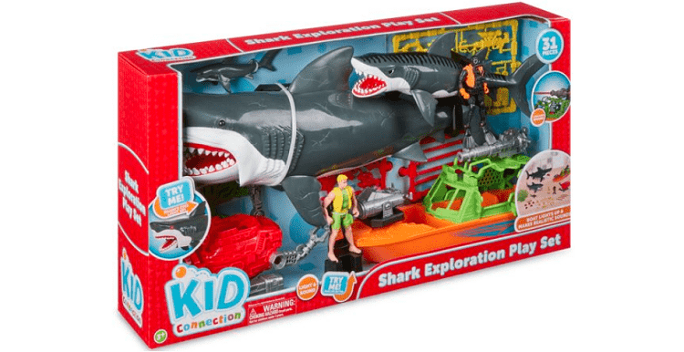 Kid Connection Shark Exploration Play Set, 31 Pieces