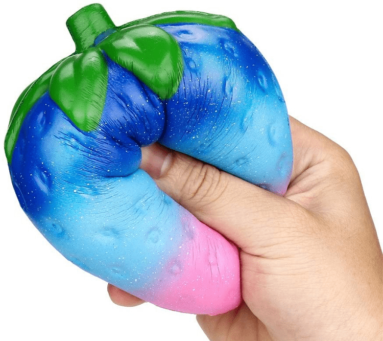 Strawberry-Scented Galaxy Squishy Toy