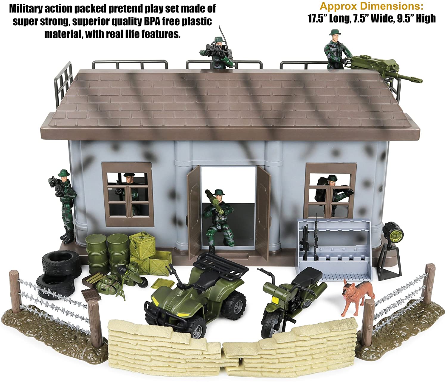 Best Army Men Multi-Level Playset