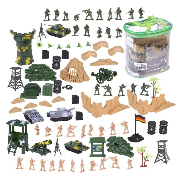 Best Medium Strategy 100-Piece Army Toy Playset