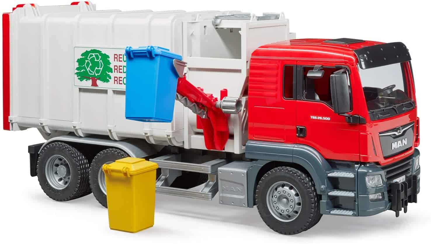 Bruder Toys Man TGS Side Loading Garbage Truck