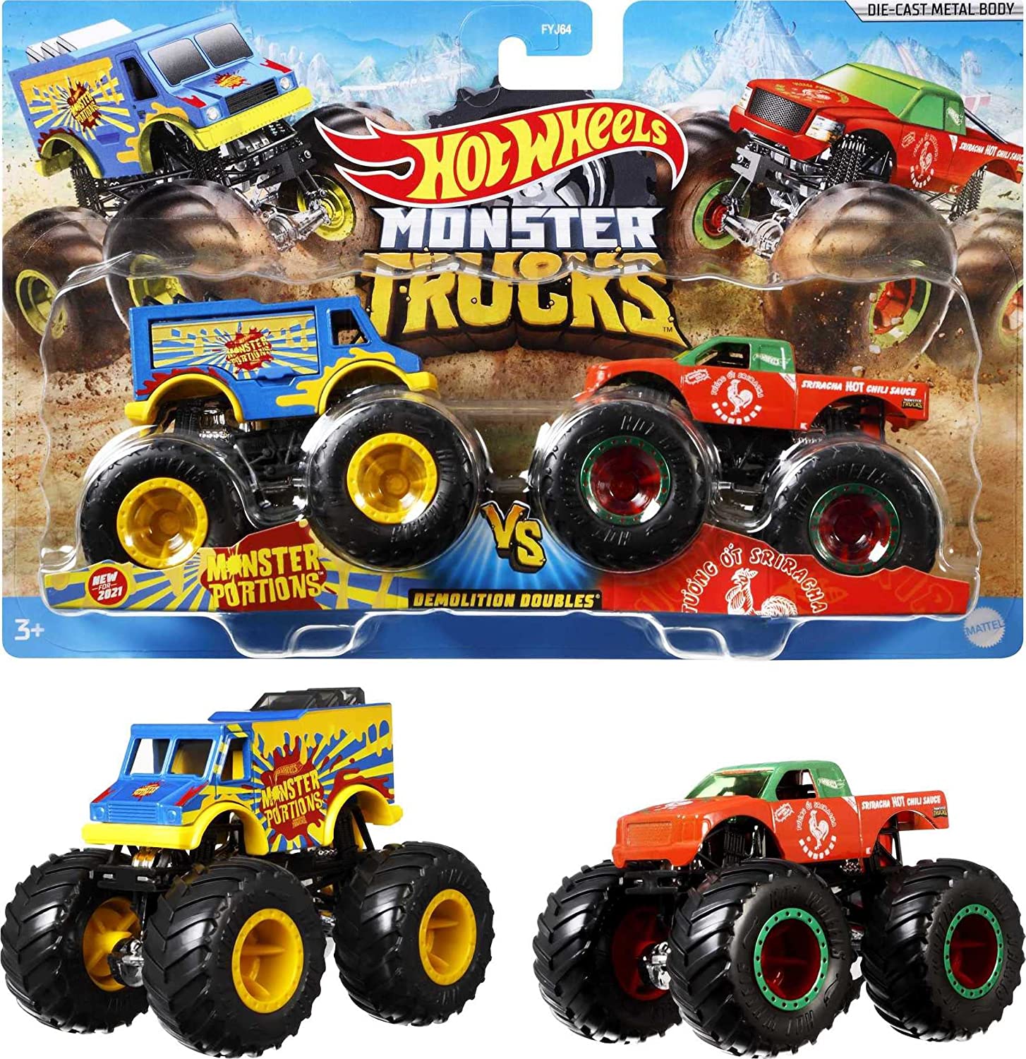 Hot Wheels x2 Monster Trucks