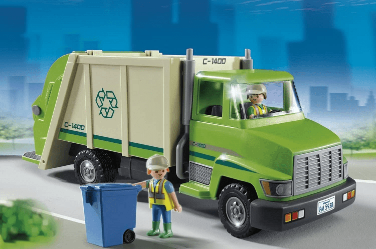 PLAYMOBIL Green Recycling Truck