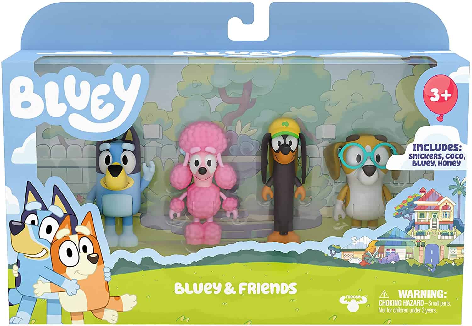 Bluey and Friends 4 Pack