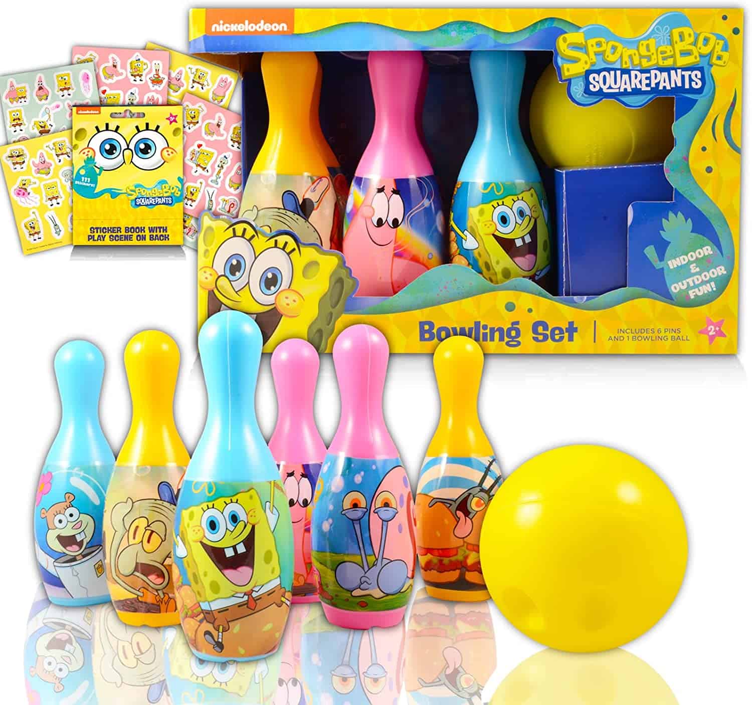 Nick Shop Spongebob Squarepants Bowling Set Bundle Spongebob Playset 