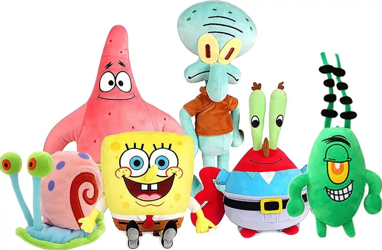 Spongebob and Friends Plush Set