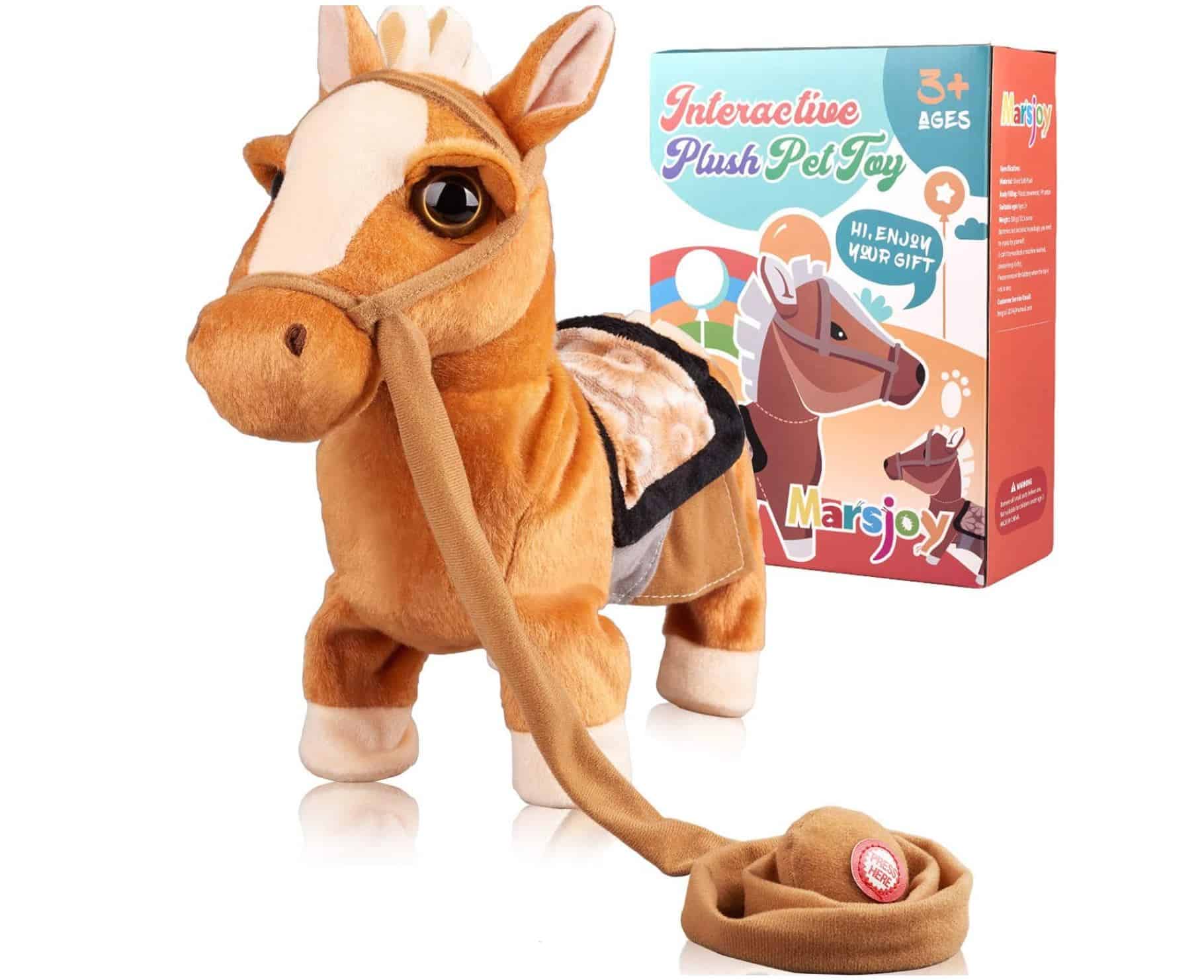 Walking Pony Musical Plush