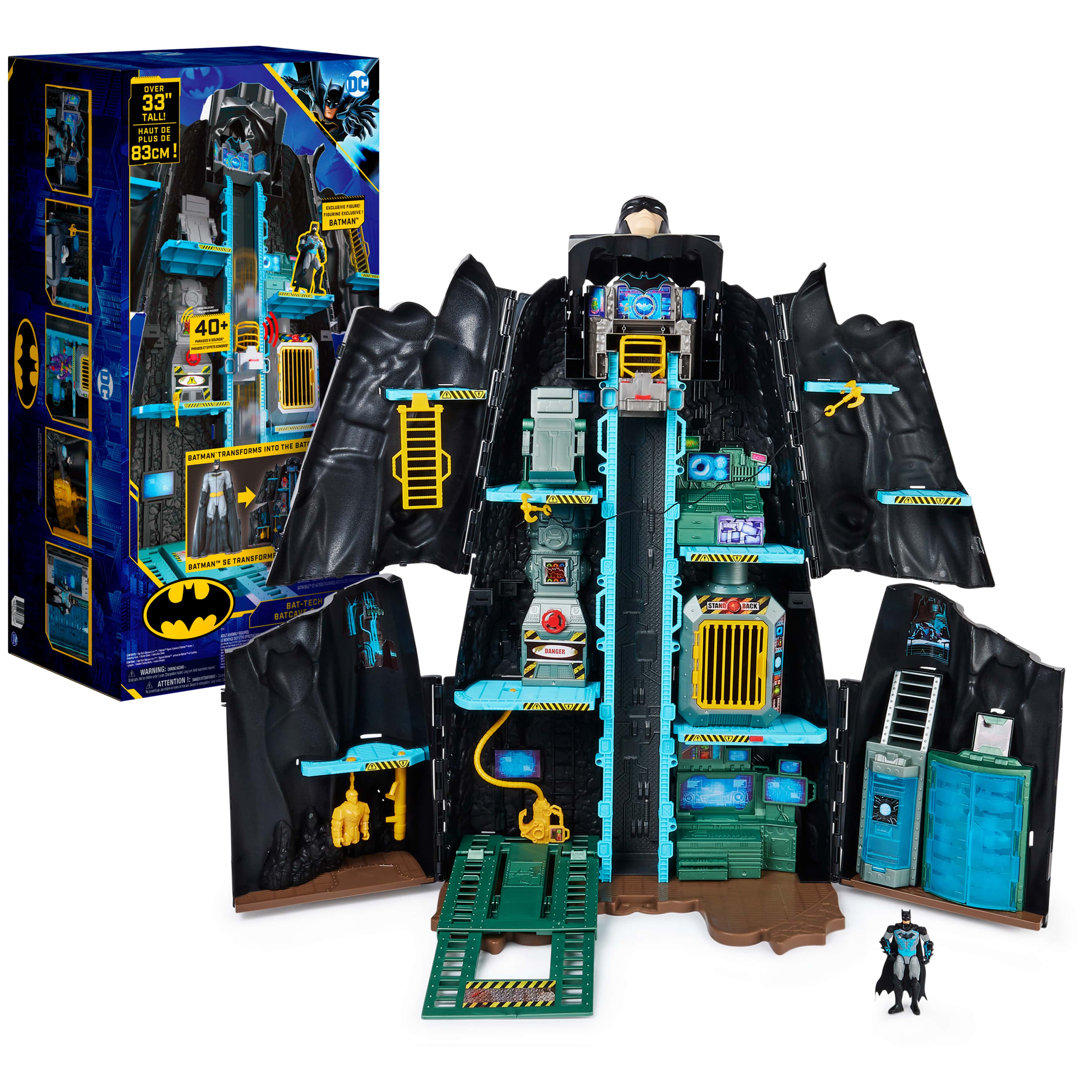 DC Comics Bat-Tech Batcave Transforming Playset