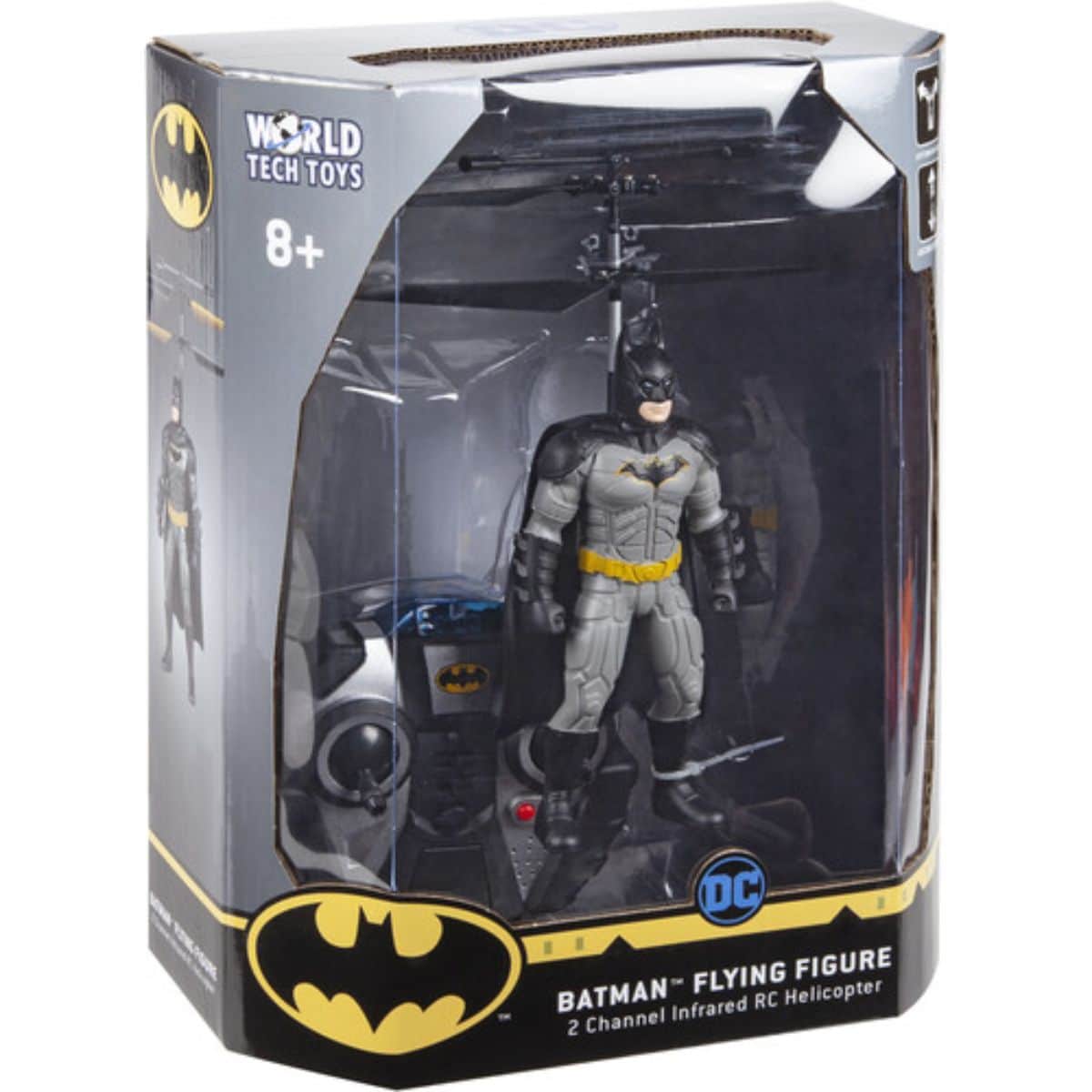 Alliance Entertainment Batman RC Flying Helicopter Figure