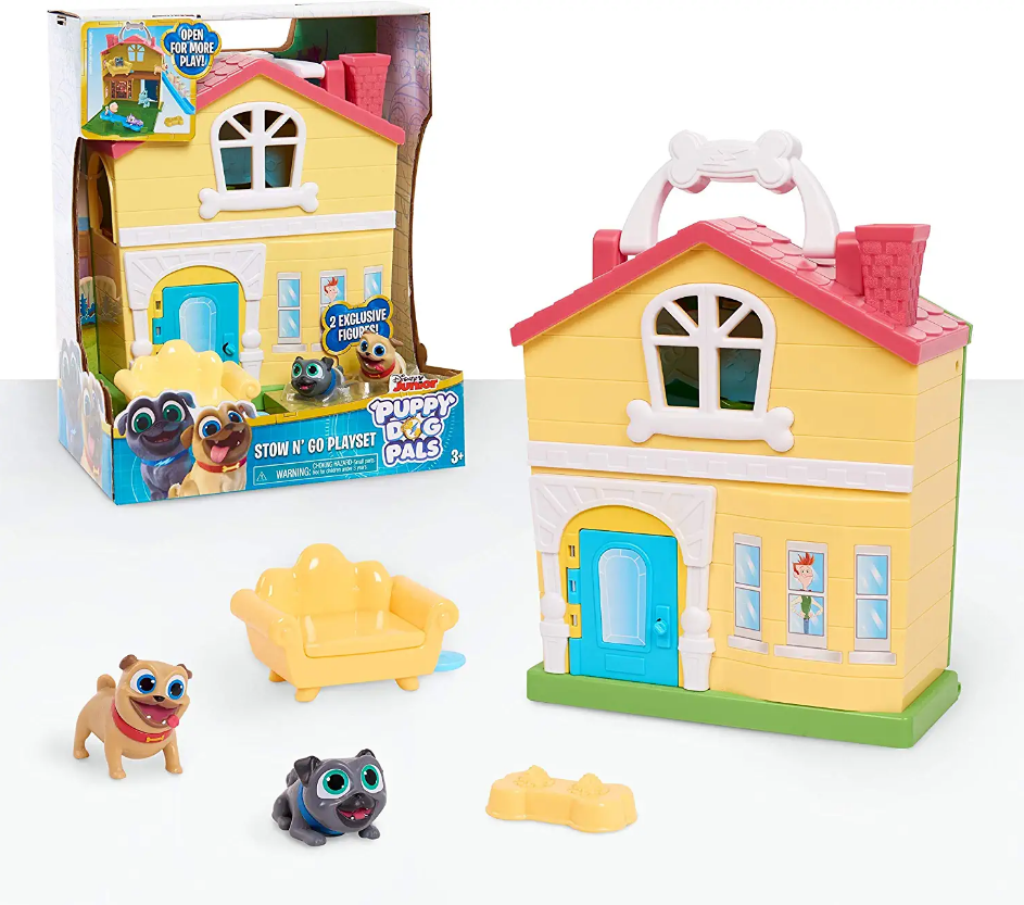 Puppy Dog Pals Stow N' Go Playset with Handle