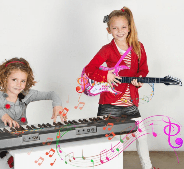 Rock Band Musical Playset With Guitar