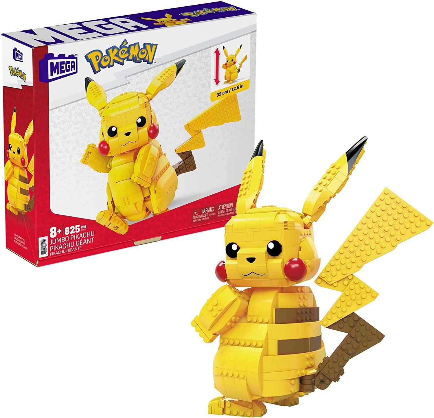 MEGA Pokemon Jumbo Pikachu Toy Building Set