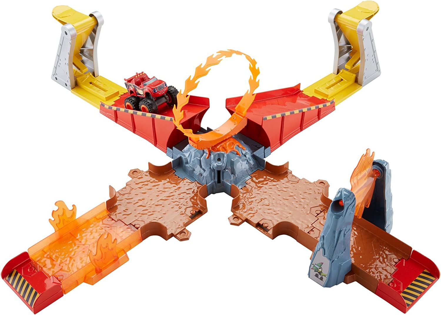 Fisher-Price Nickelodeon Blaze & The Monster Machines, Flaming Volcano Jump Playset