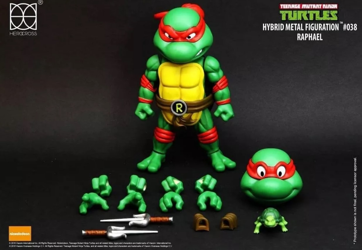 TMNT Hybrid Metal Interactive Raphael Action Figure