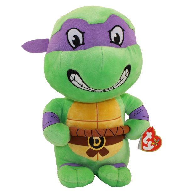 ty beanie babies ninja turtles donatello plush