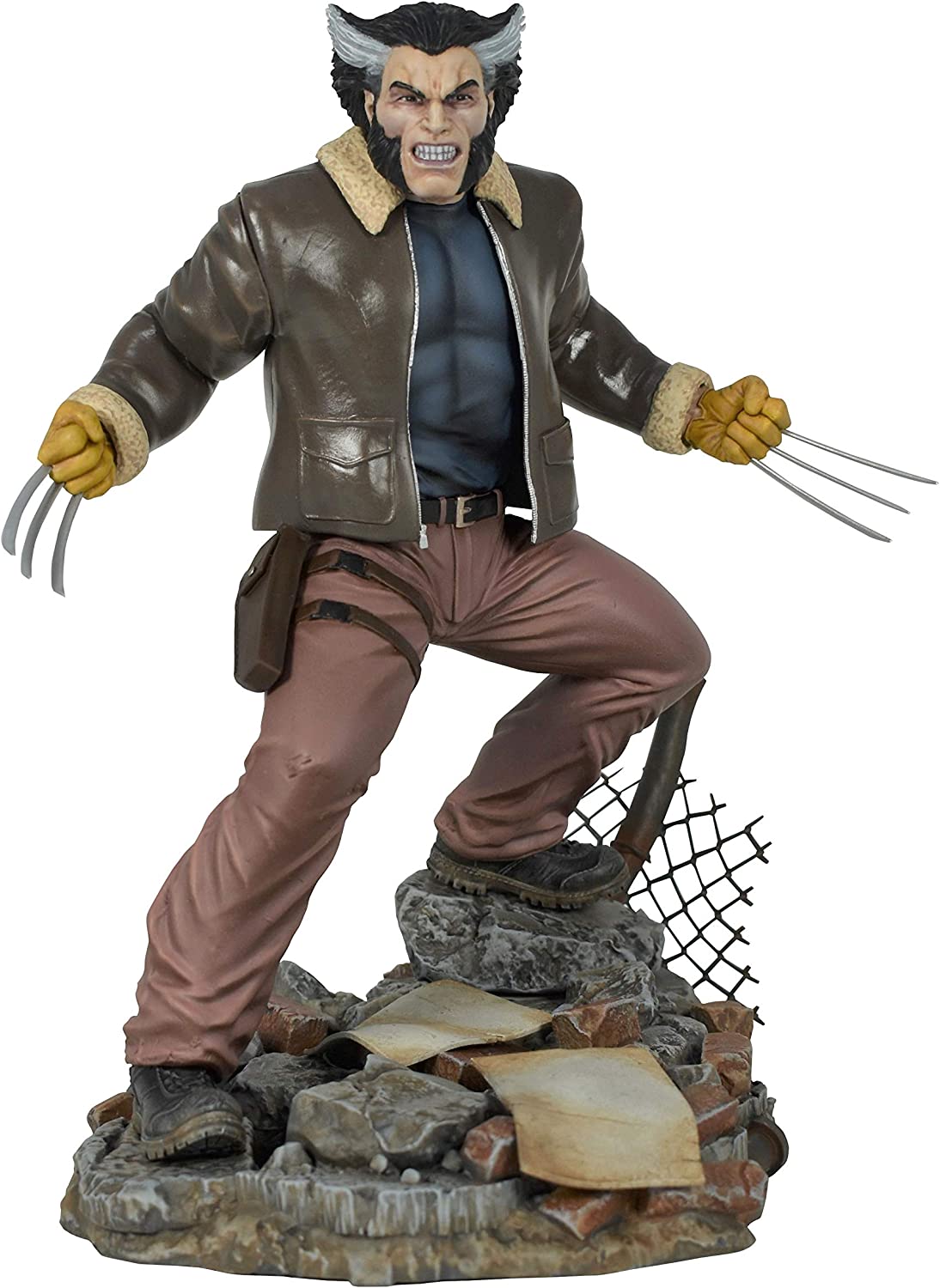 diamond select toys marvel gallery wolverine pvc figure