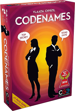 codenames gameboard